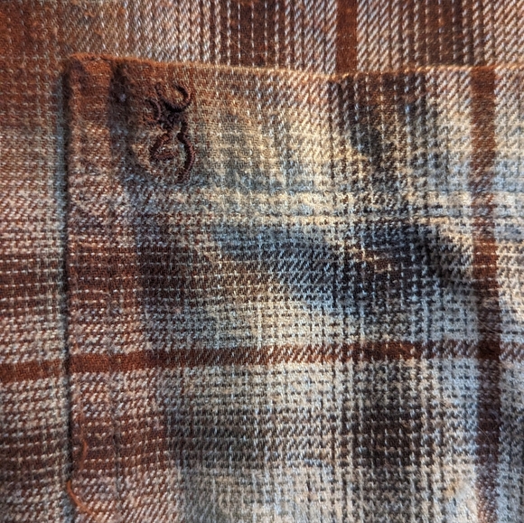 Browning brown long sleeve button up size L - Picture 4 of 5